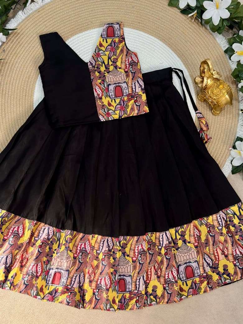 Ganesha Heritage Kids wear Premium Silk fabric Lehenga choli reseller in surat